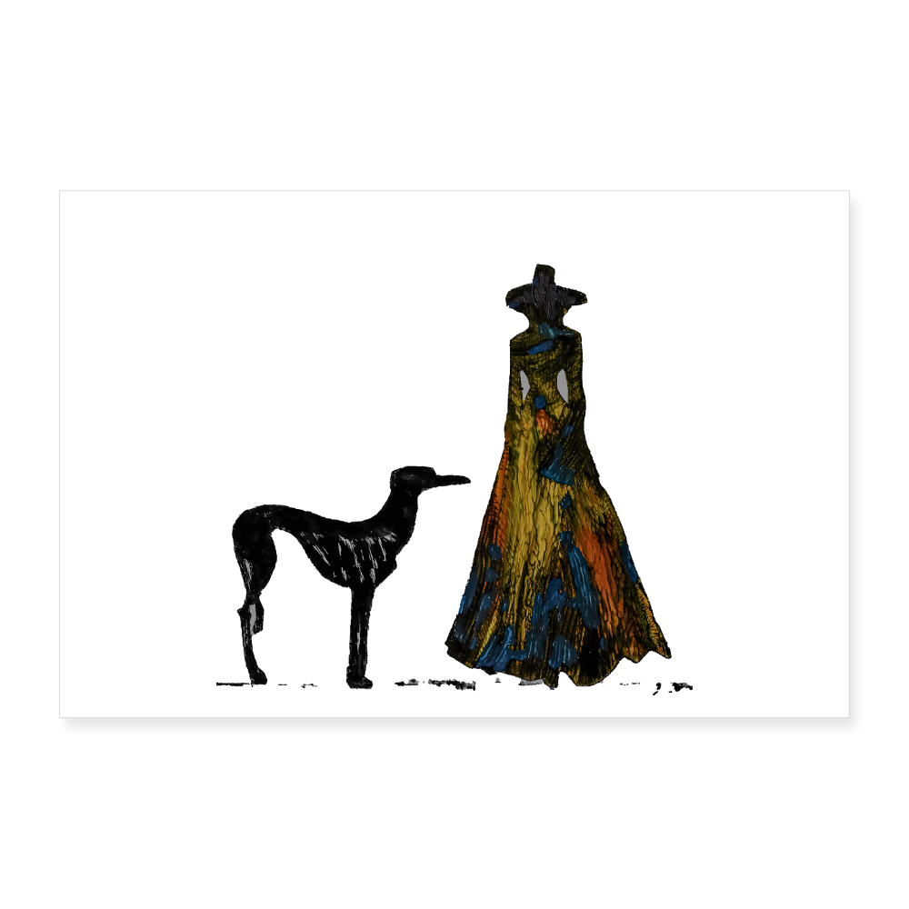 Poster 60x40 cm - Weiß