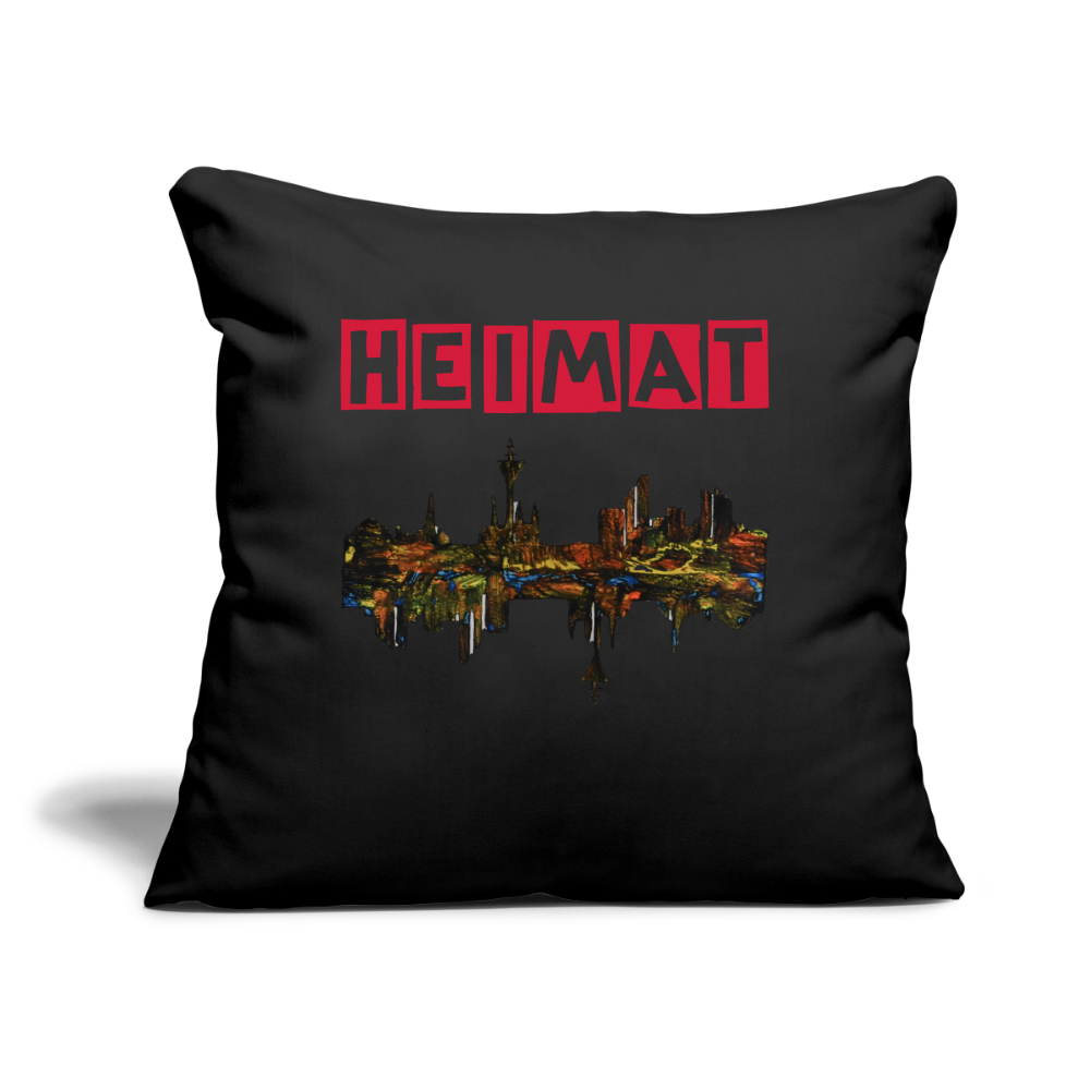 Sofakissen mit Füllung 44 x 44 cm - Schwarz