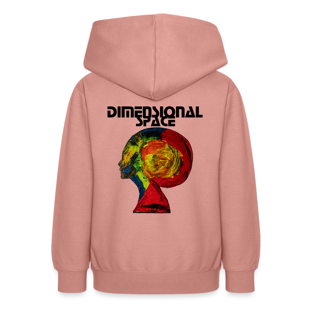 Teenager Hoodie Gaia Backprint - Altrosa