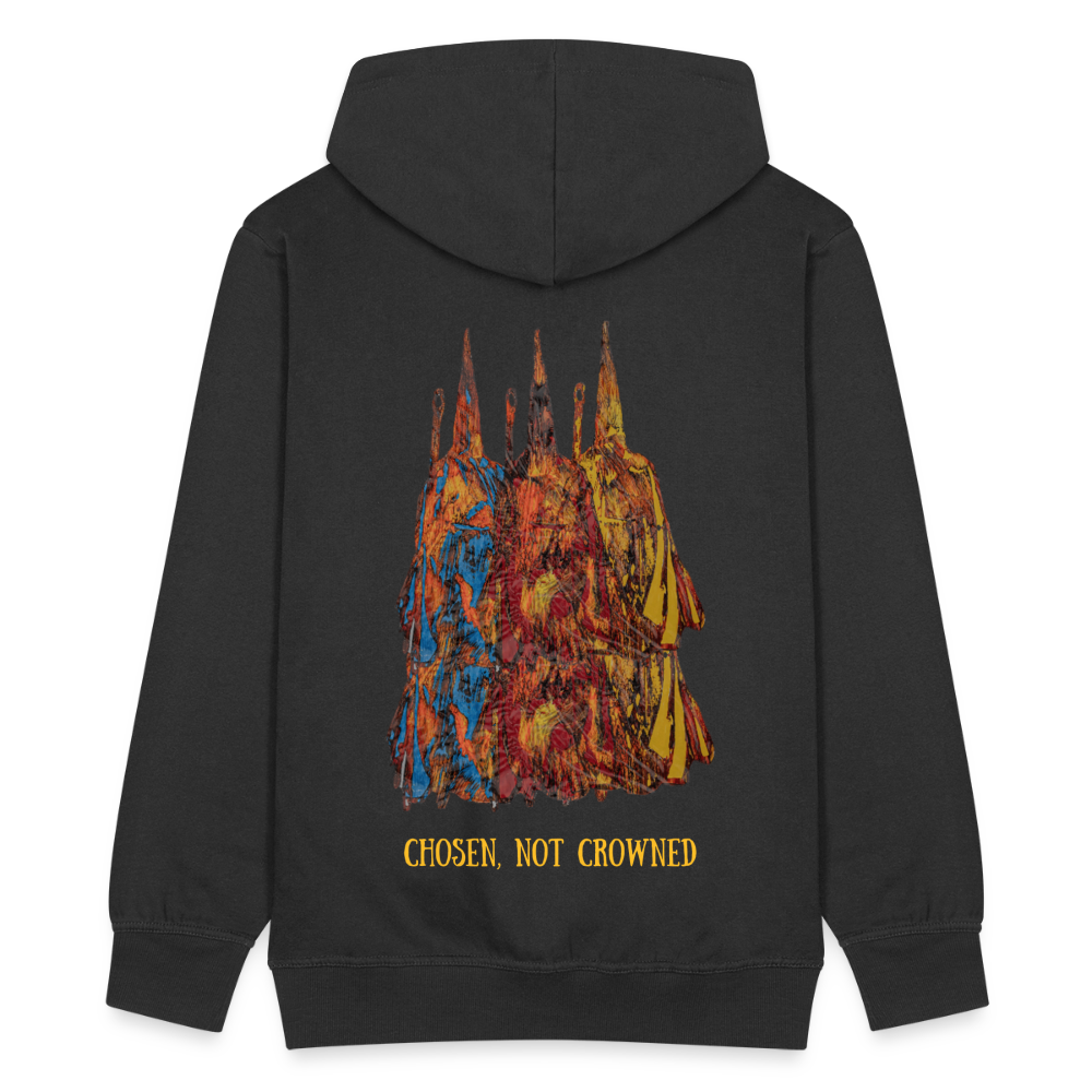 Männer Kapuzenjacke Nazzarener Backprint - Schwarz