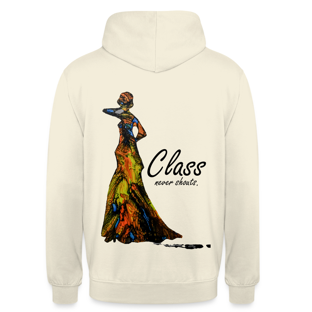 Unisex Hoodie Class Backprint - Vanille-Milchshake