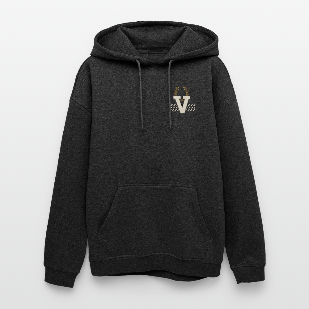 Oversized Unisex Hoodie Nazzarener Backprint - Anthrazit