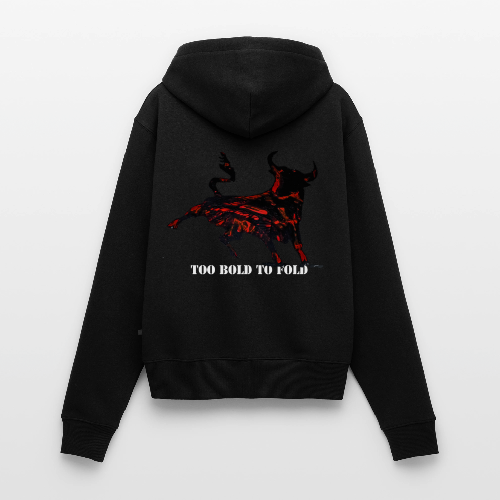 Frauen Kapuzenjacke Torro Backprint - Schwarz