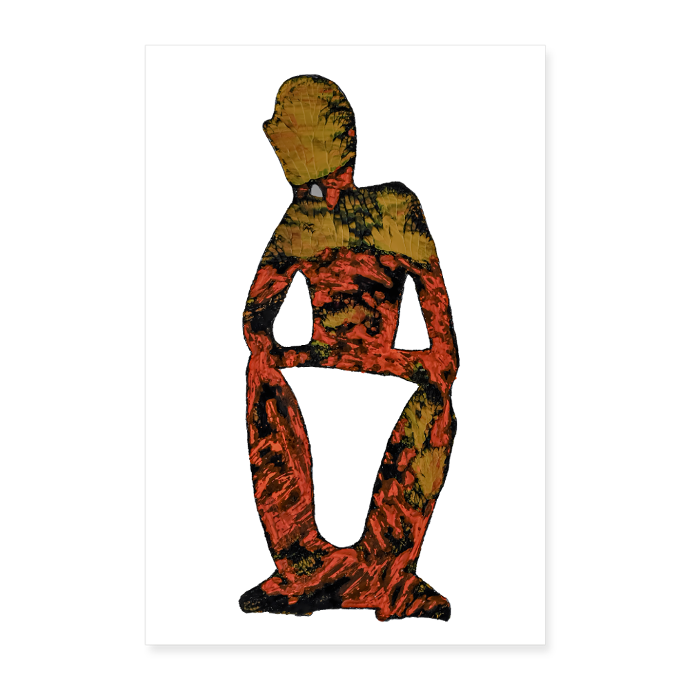 Poster 60x90 cm - Weiß