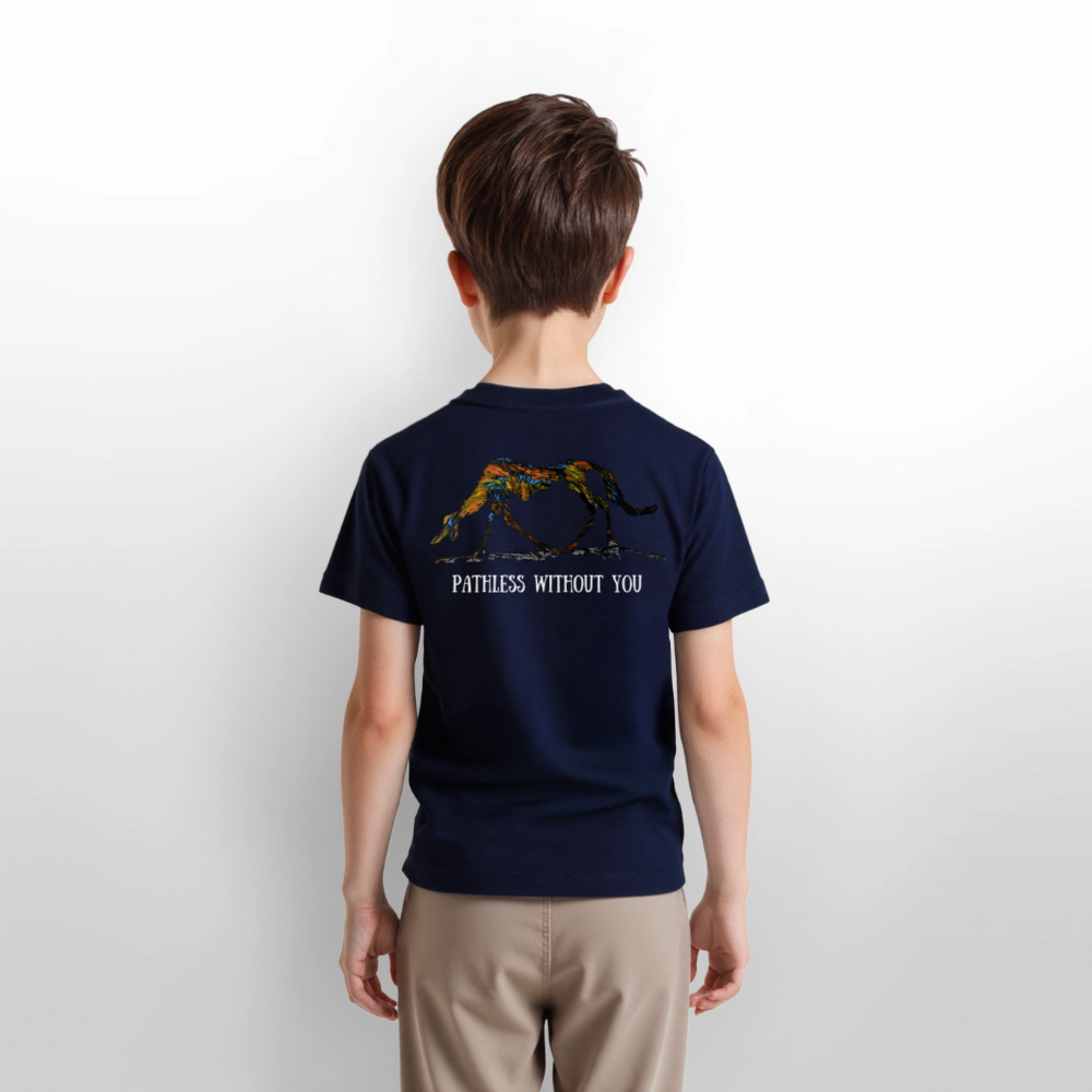 Unisex Kinder T-Shirt Lucy - Navy