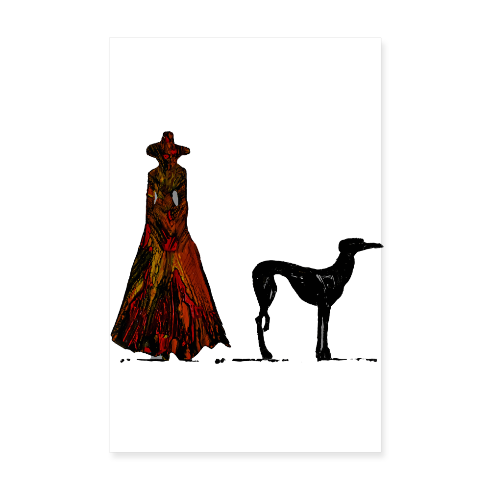 Poster 20x30 cm - Weiß