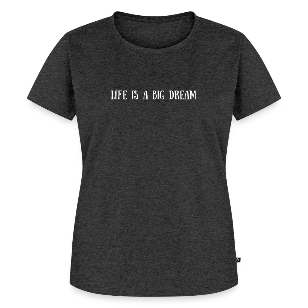 Frauen Premium T-Shirt - Anthrazit meliert