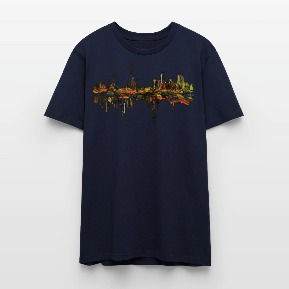 Unisex T-Shirt Düsseldorfer Skyline V.3 - Navy