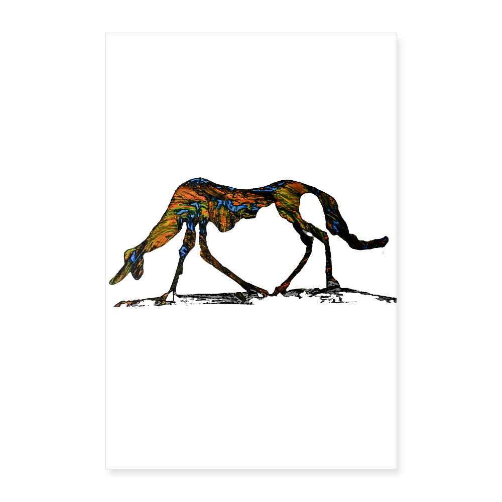 Poster 40x60 cm - Weiß