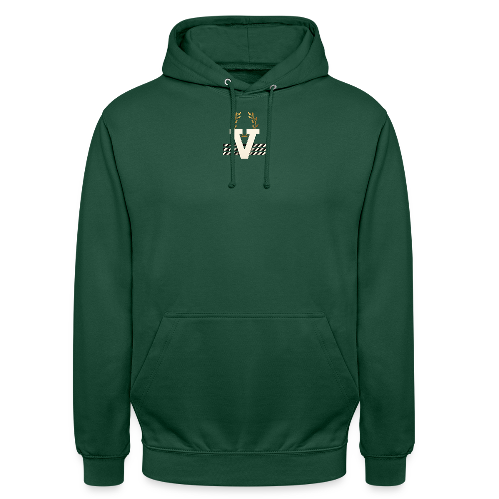 Unisex Hoodie Espejo Backprint - Flaschengrün