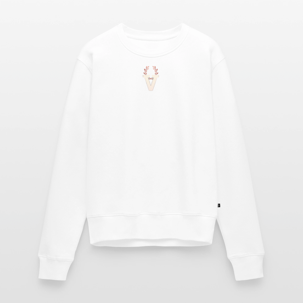 Frauen Pulli Gaia Backprint - Weiß