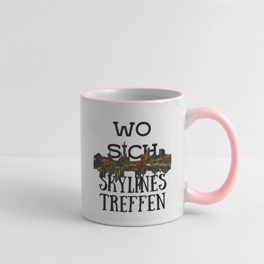 Tasse - Weiß/Pink