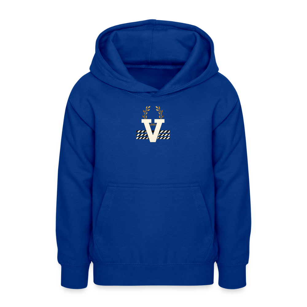Teenager Hoodie Angel Backprint - Royalblau