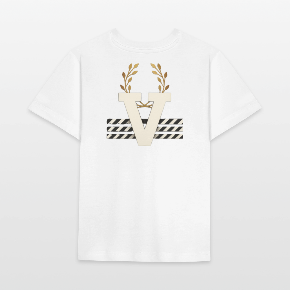 Unisex Kinder T-Shirt Düsseldorfer Skyline V.7 - Weiß