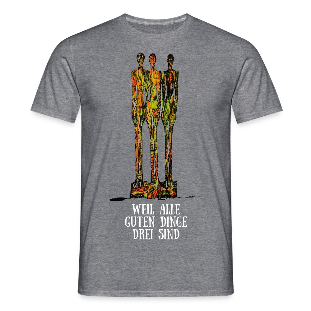 Männer T-Shirt Hendriks - Graphit meliert