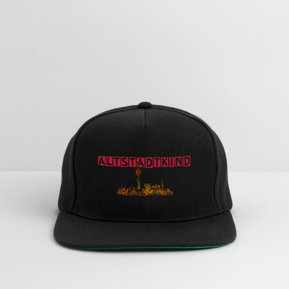 Snapback Cap - Schwarz/Schwarz