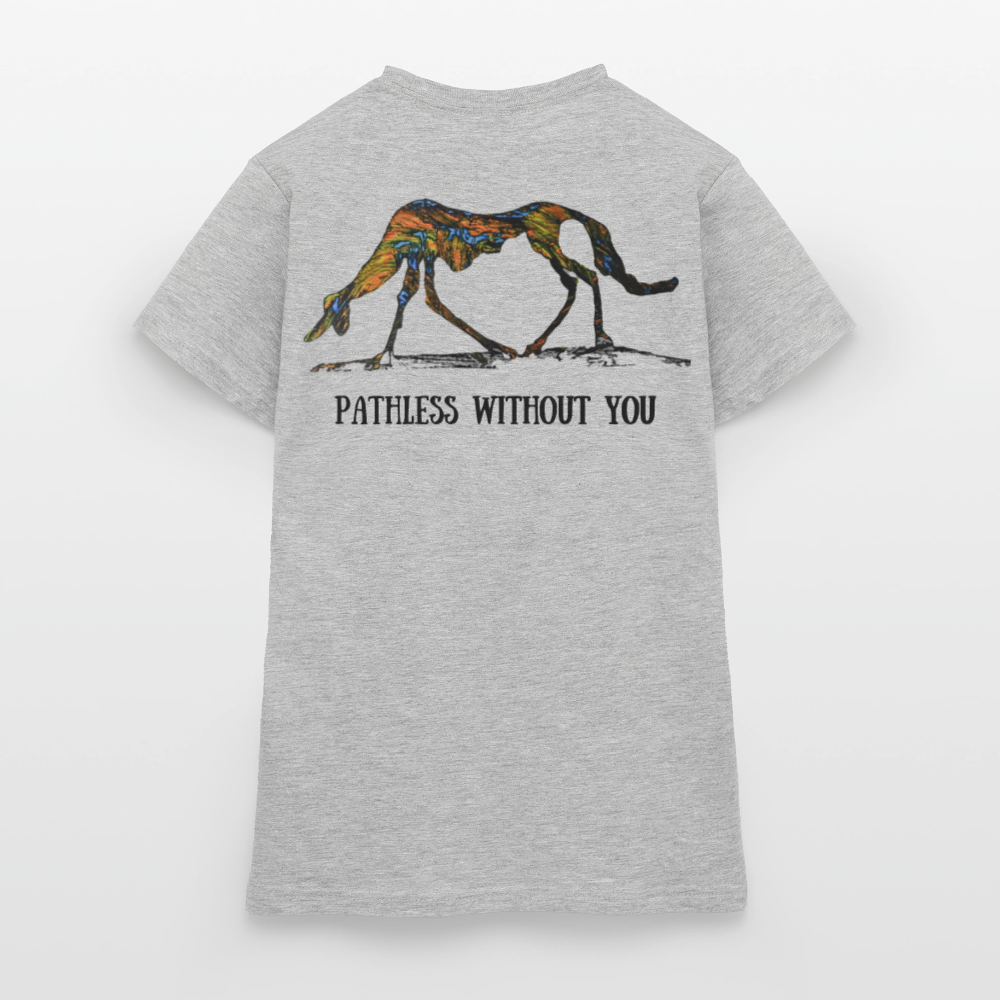 Frauen T-Shirt Lucy - Grau meliert