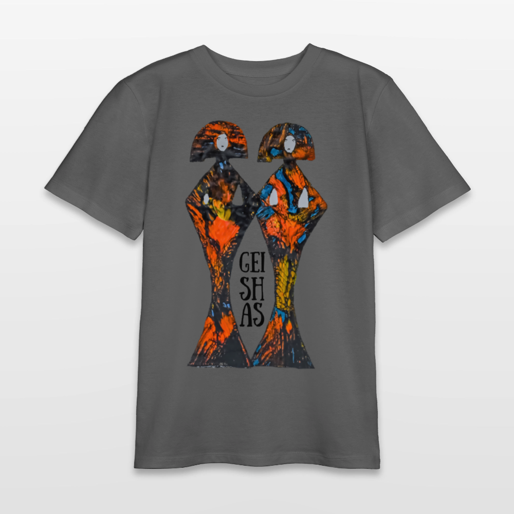 Unisex Teenager T-Shirt Geishas - Anthrazit