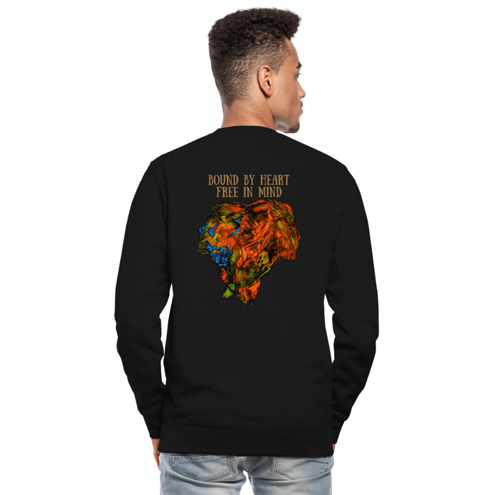 Männer Pulli Espejo Backprint - Schwarz