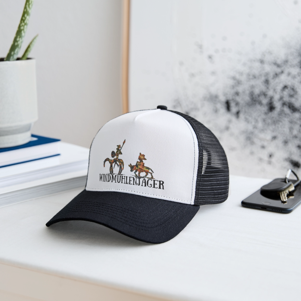 Trucker Cap - Weiß/Schwarz