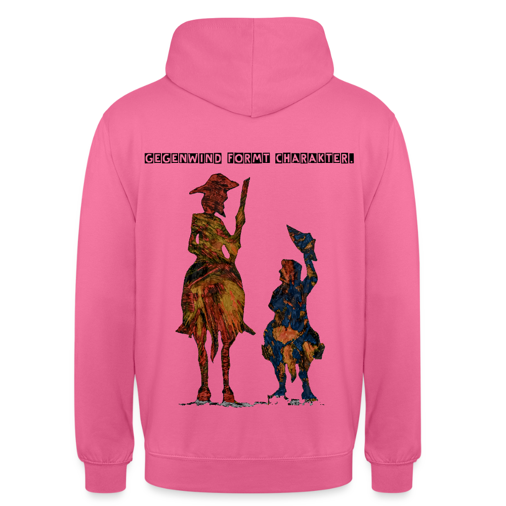 Unisex Hoodie Don Quixote Backprint - Pink
