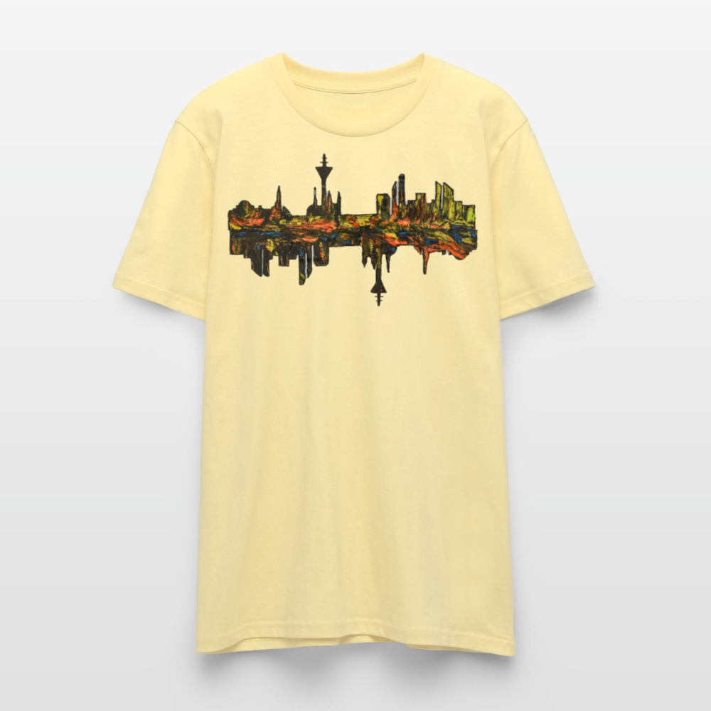 Unisex T-Shirt Düsseldorfer Skyline V.3 - Creme