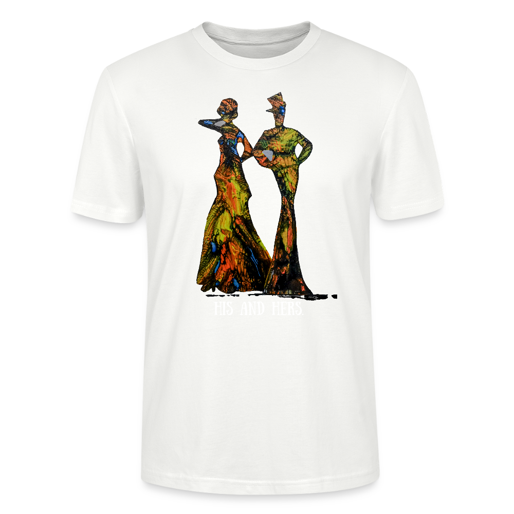 Unisex T-Shirt Zylinder und Stella - Weiß