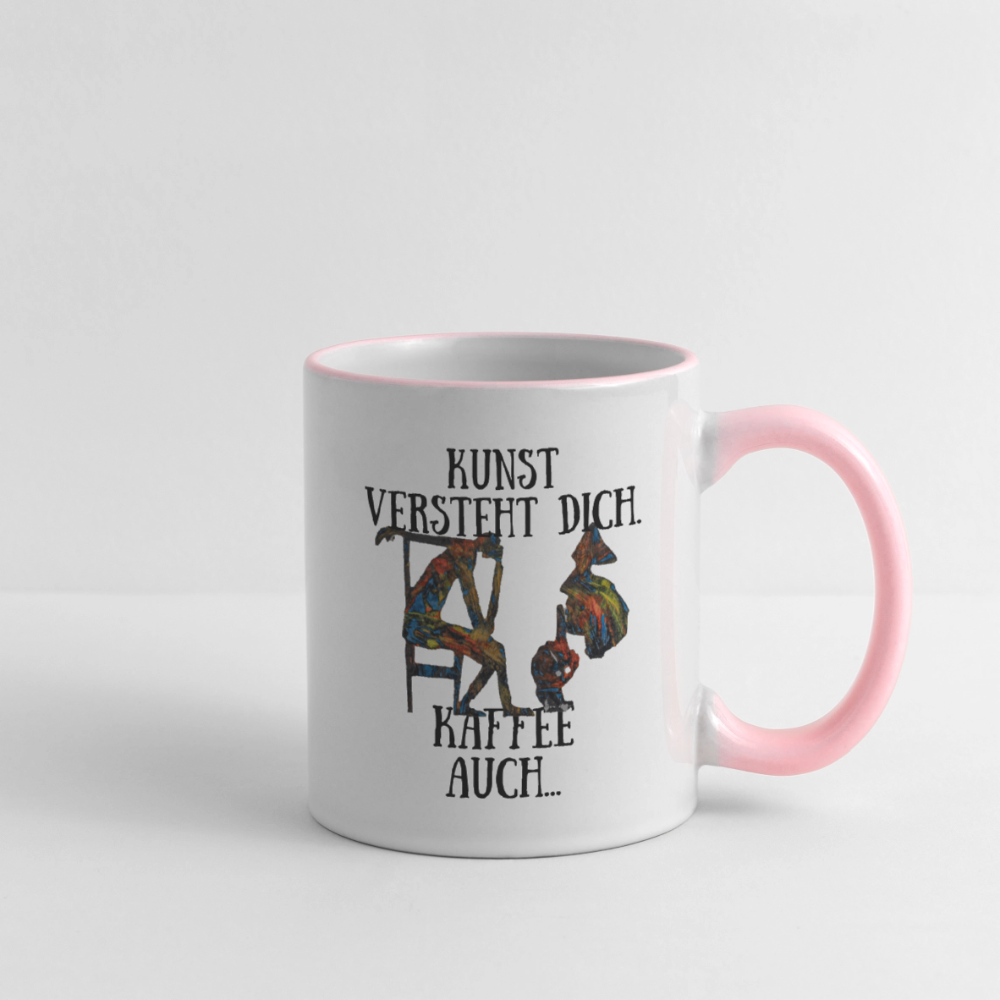 Tasse - Weiß/Pink