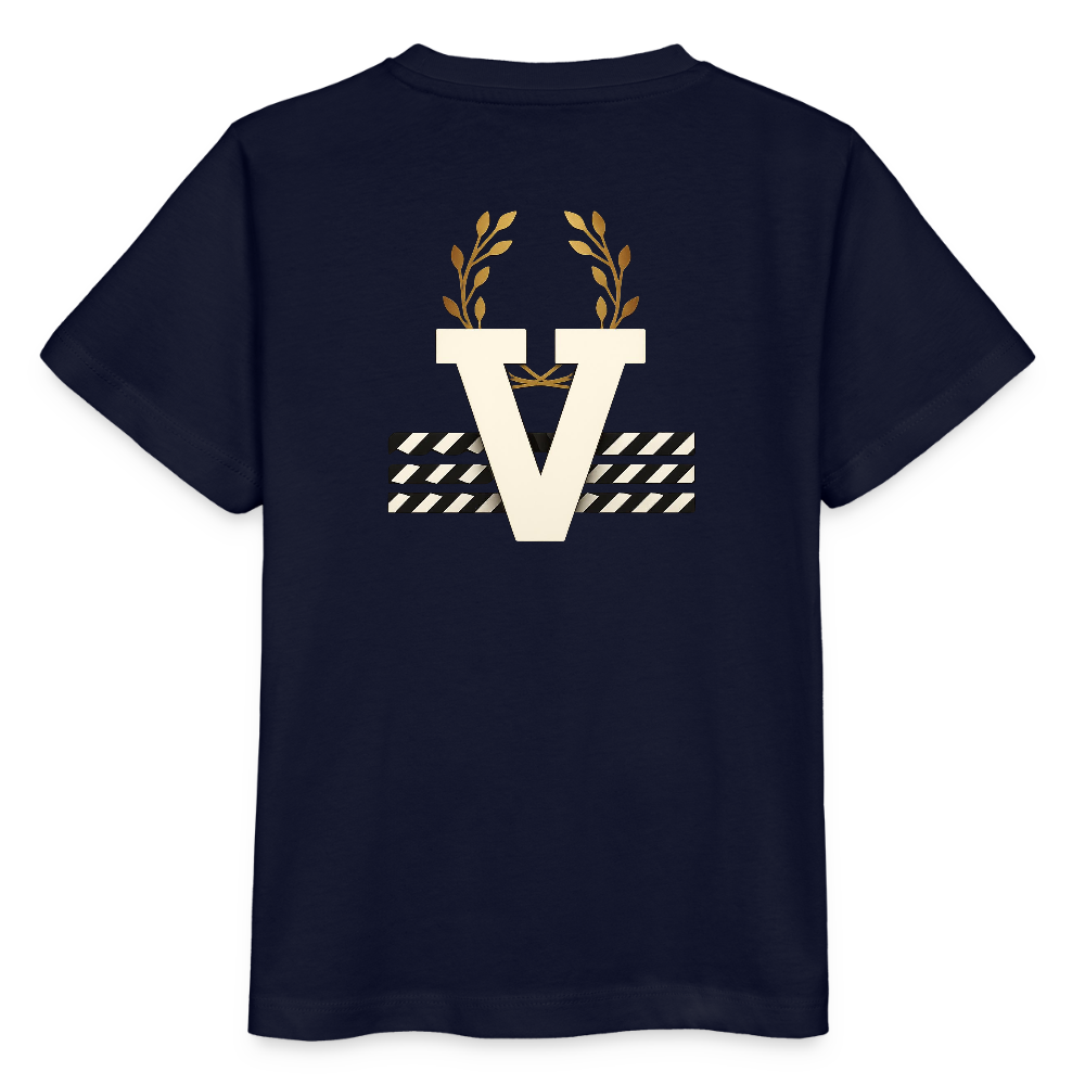 Unisex Kinder T-Shirt Düsseldorfer Skyline V.9 - Navy