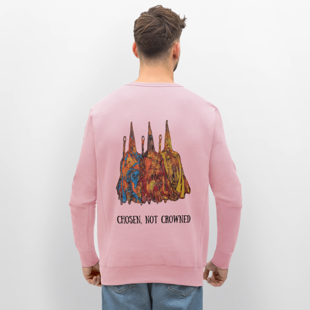 Unisex Bio Pulli Nazzarener Backprint - Hellrosa