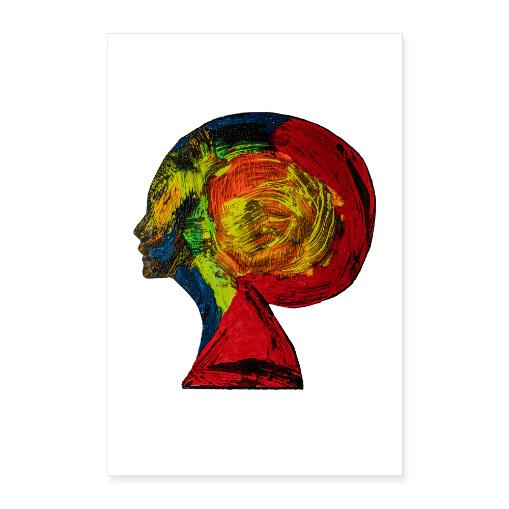 Poster 40x60 cm - Weiß