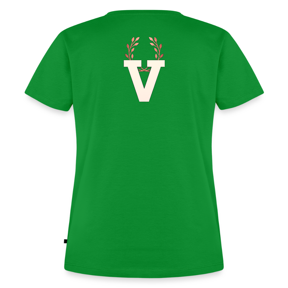 Frauen Premium T-Shirt Düsseldorfer Skyline V.3 - Grün