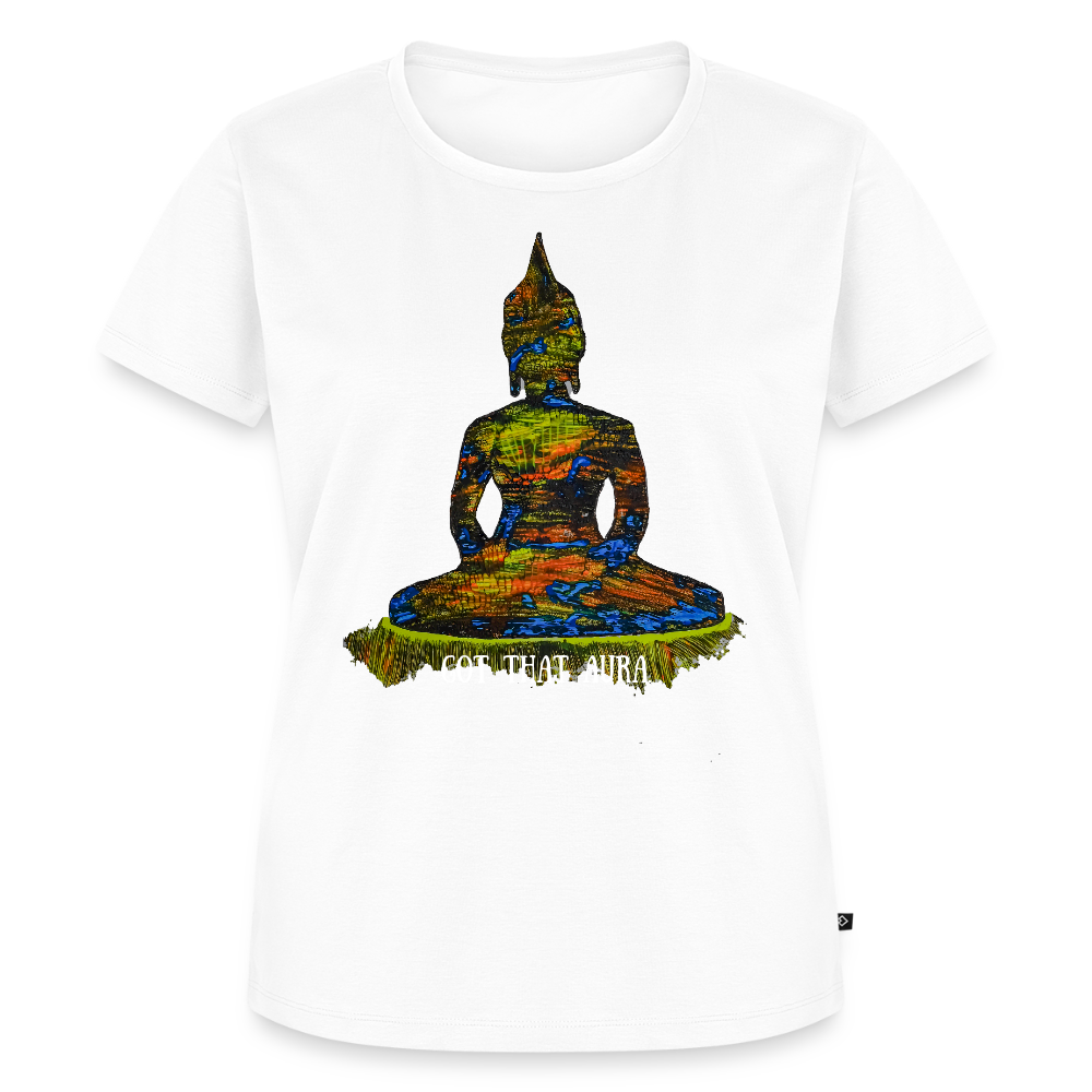 Frauen Premium T-Shirt Zirkulation - Weiß