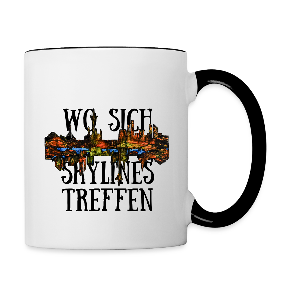 Tasse - Weiß/Schwarz
