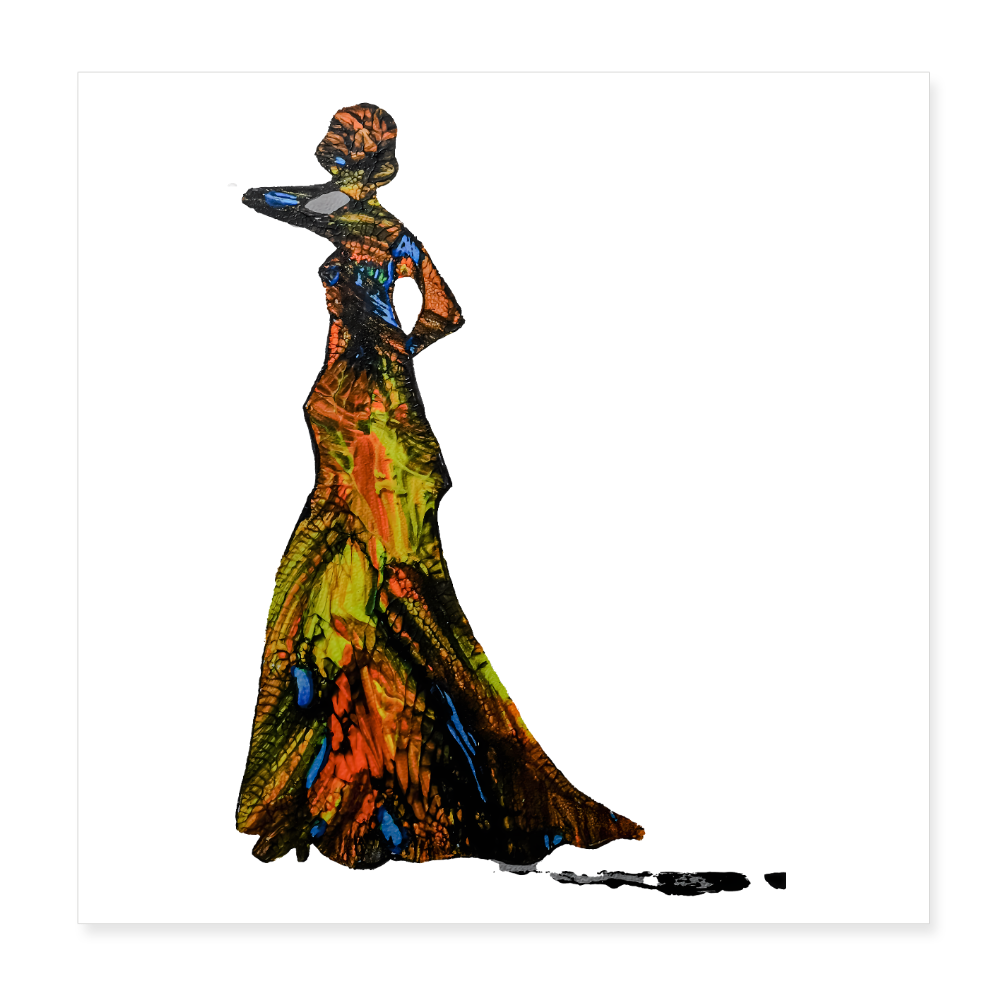 Poster 20x20 cm - Weiß