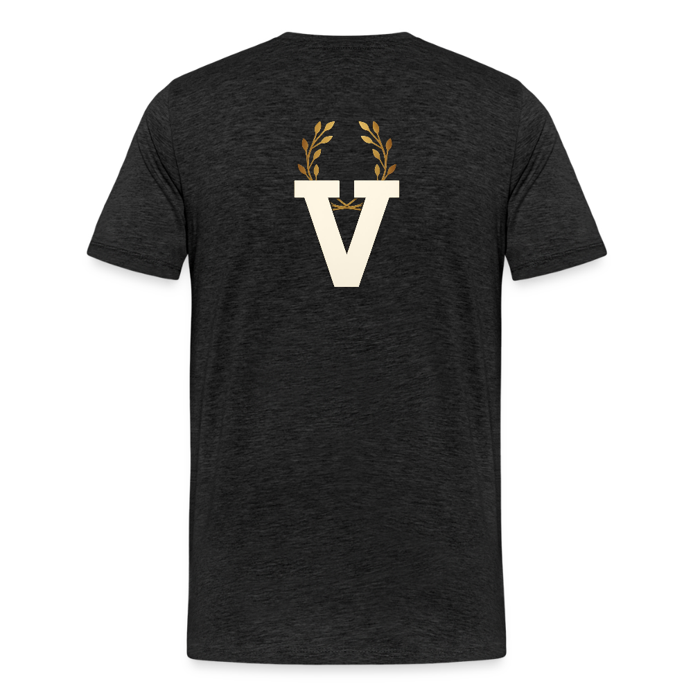 Männer Premium T-Shirt Düsseldorfer Skyline V.3 - Anthrazit