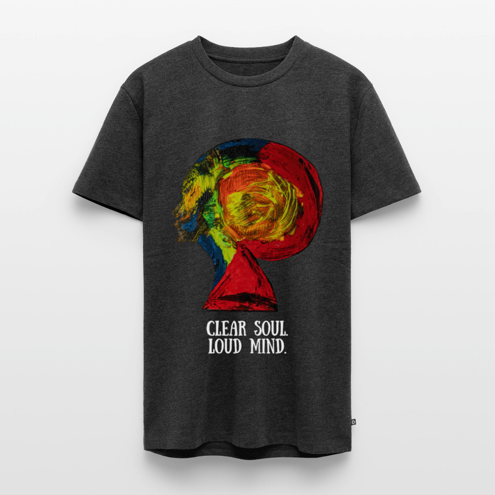 Männer Premium  T-Shirt Gaia - Anthrazit meliert