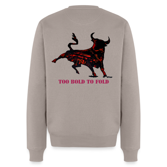 Männer Pulli Torro Backprint - Taupe