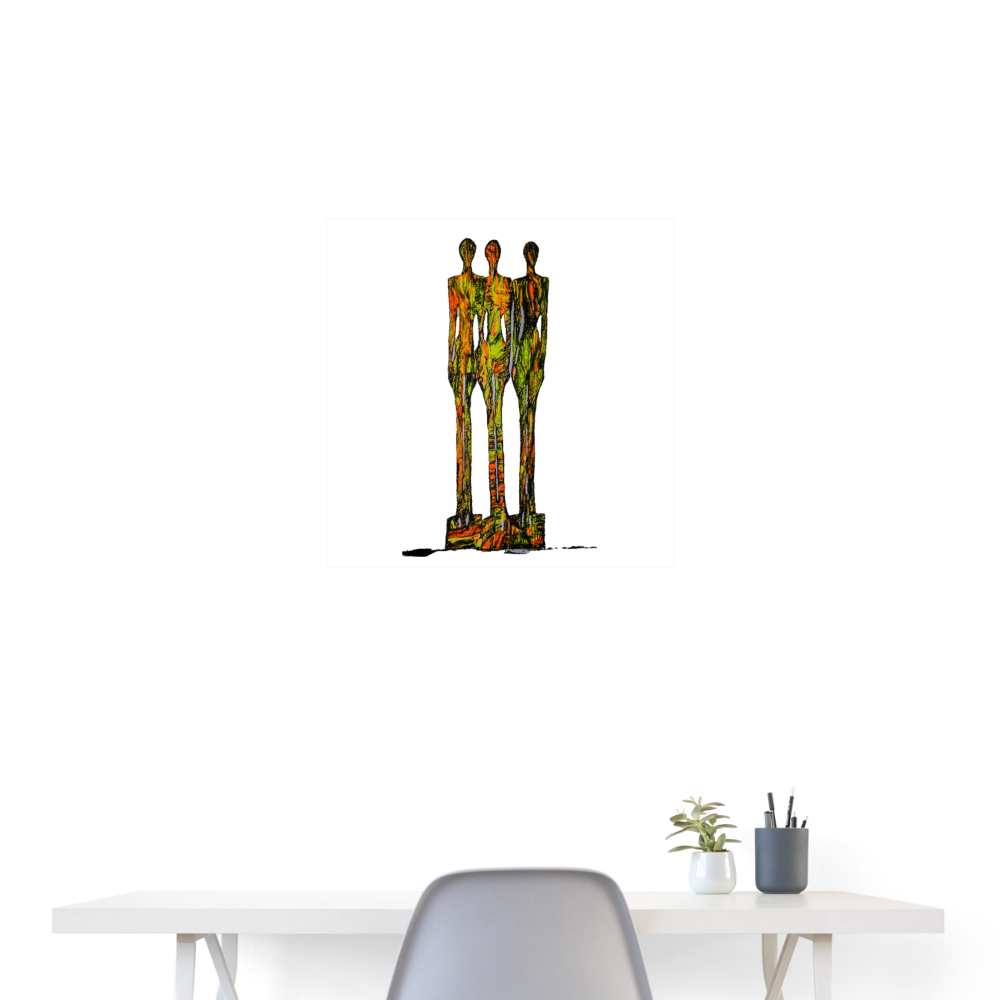 Poster Hendriks - Weiß