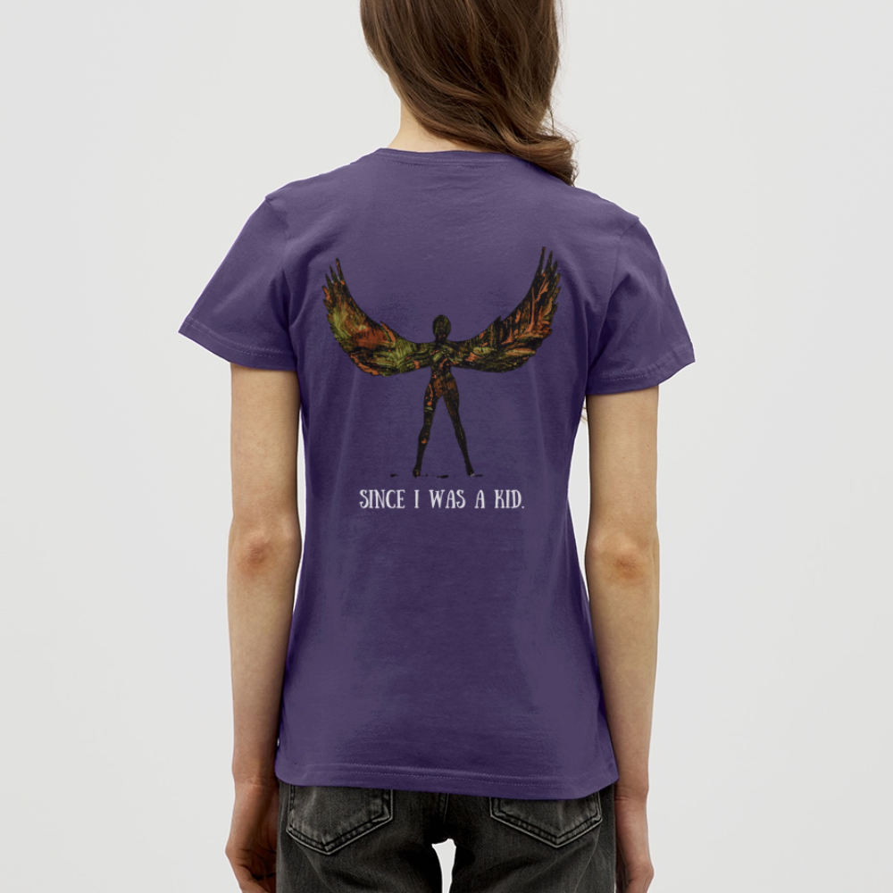 Frauen T-Shirt Light - Dunkellila