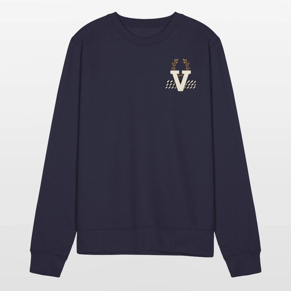 Unisex Pulli Angel Backprint - Navy