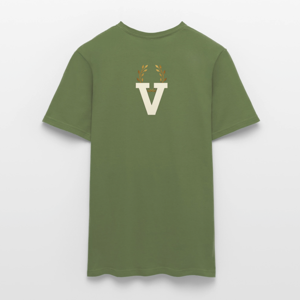 Männer T-Shirt Düsseldorfer Skyline V.3 - Militärgrün