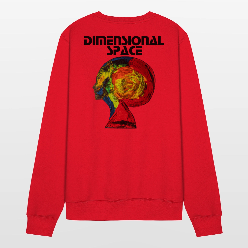 Unisex Pulli Gaia Backprint - Rot