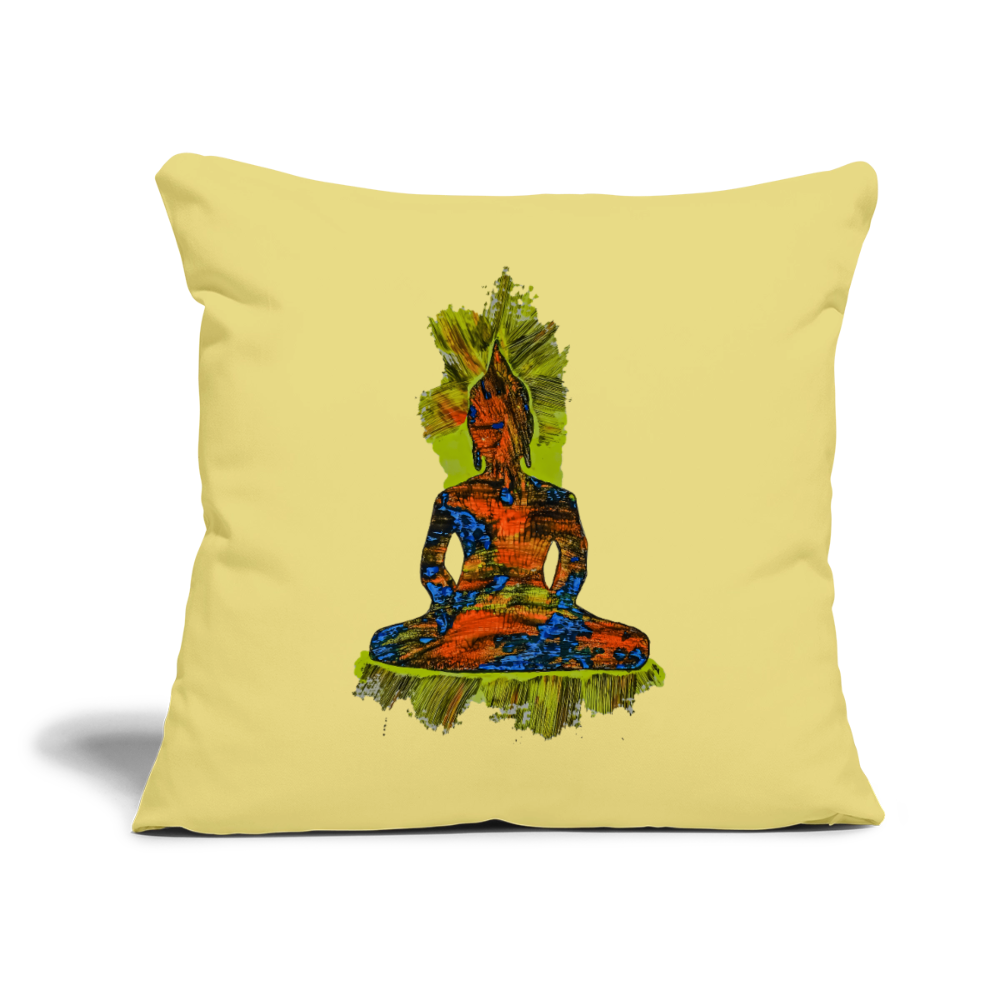 Sofakissen mit Füllung 44 x 44 cm - Hellgelb