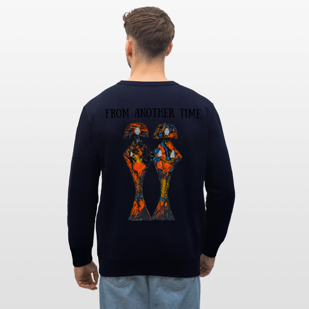 Unisex Bio Pulli Geishas Backprint - Navy