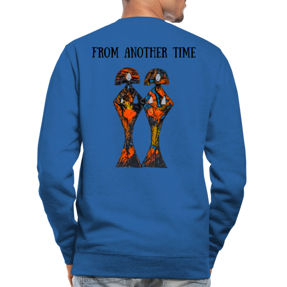 Unisex Pulli Geishas Backprint - Royalblau