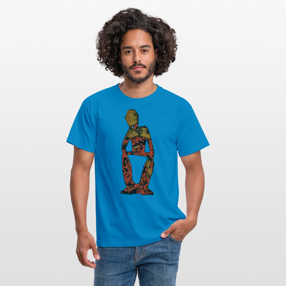 Männer T-Shirt Stille - Royalblau