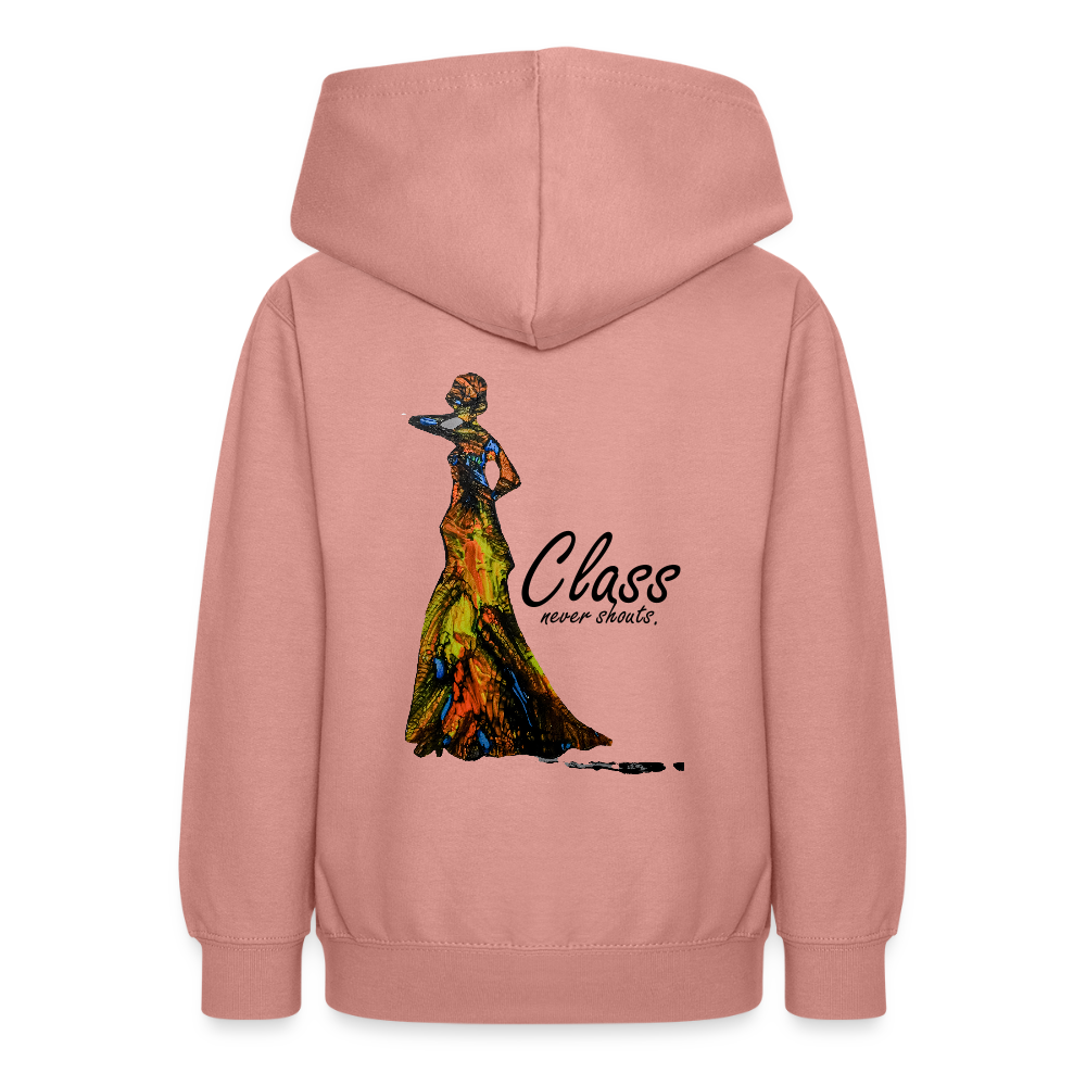 Teenager Hoodie Class Backprint - Altrosa