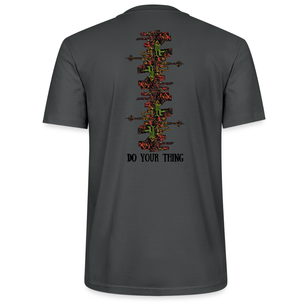 Unisex T-Shirt Düsseldorfer Skyline V.9 - Anthrazit