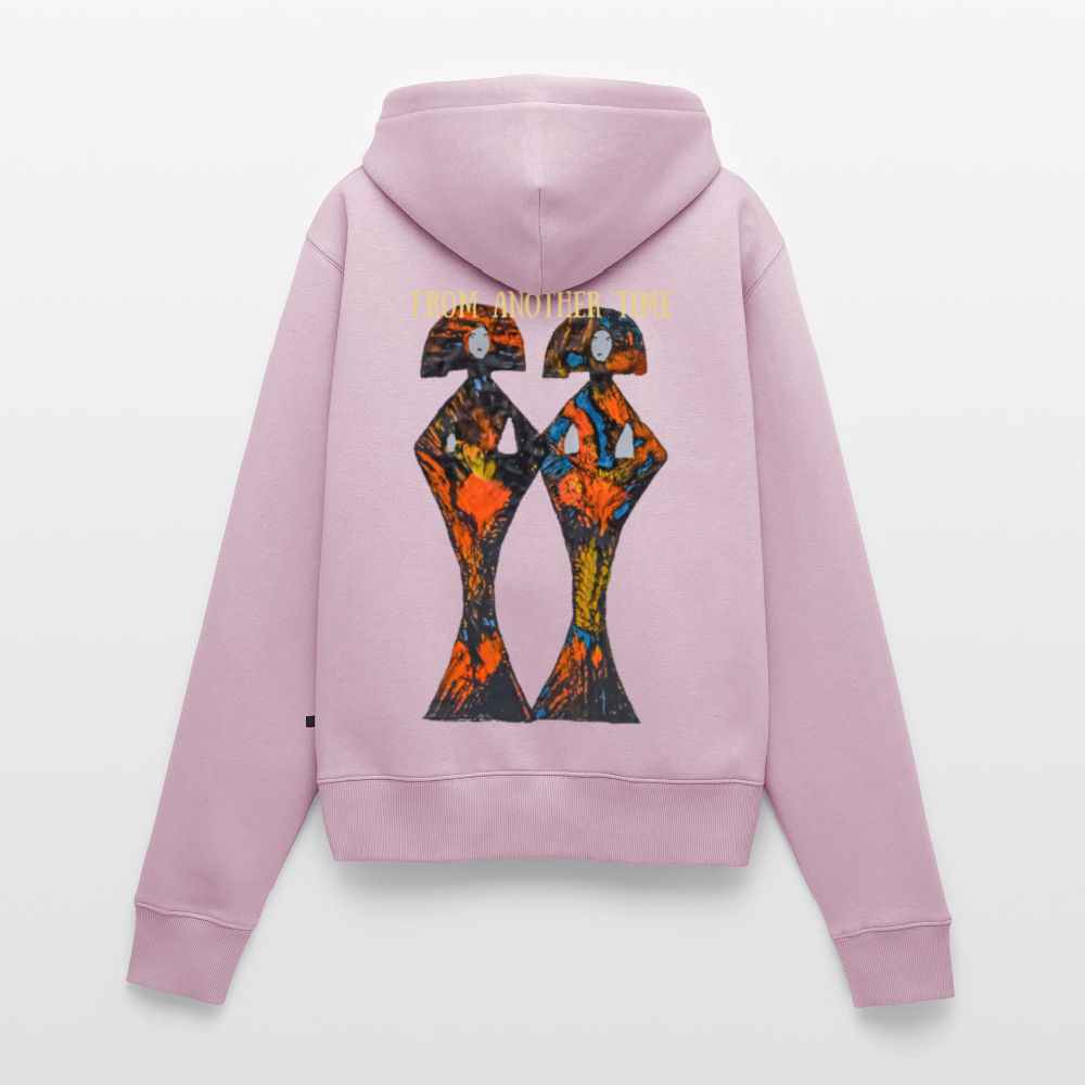 Frauen Kapuzenjacke Geishas Backprint - Altrosa